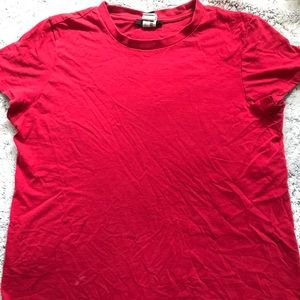 red t-shirt
